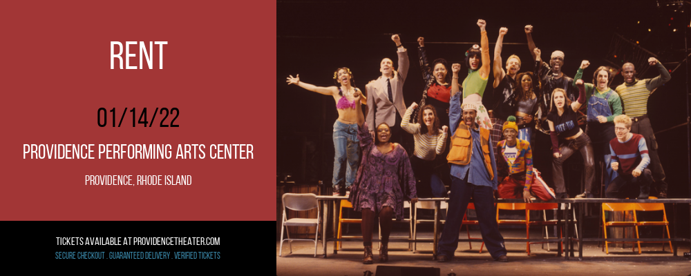 Rent at Providence Performing Arts Center tickets Rent at Providence Performing Arts Center