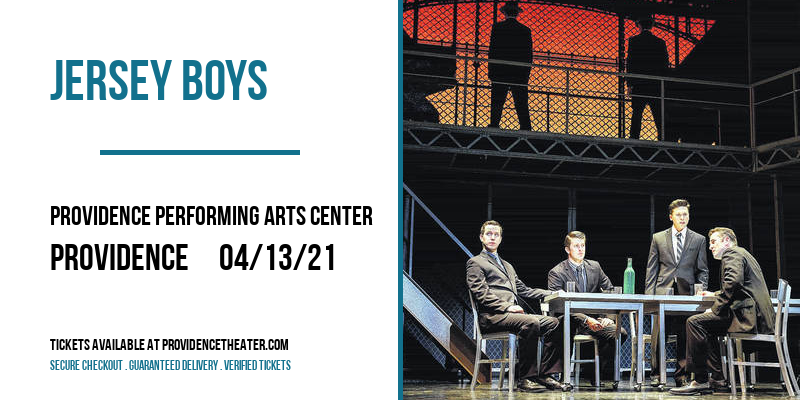 Jersey Boys [CANCELLED] at Providence Performing Arts Center