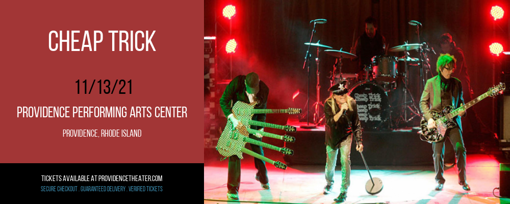 Cheap Trick at Providence Performing Arts Center tickets Cheap Trick at Providence Performing Arts Center