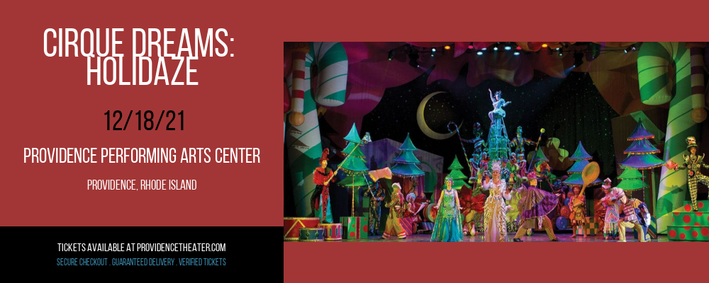 Cirque Dreams: Holidaze at Providence Performing Arts Center