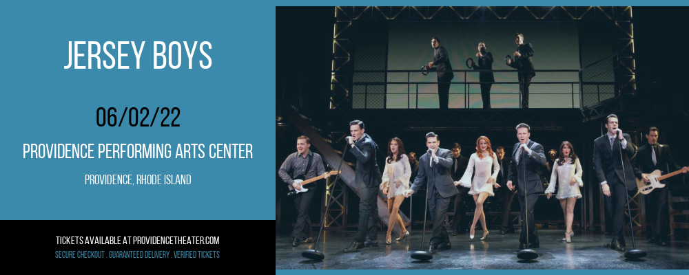 Jersey Boys at Providence Performing Arts Center tickets Jersey Boys at Providence Performing Arts Center