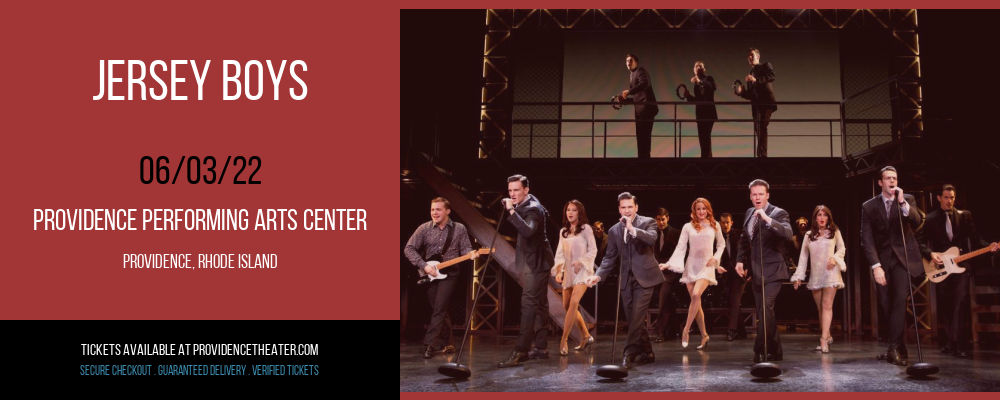 Jersey Boys at Providence Performing Arts Center