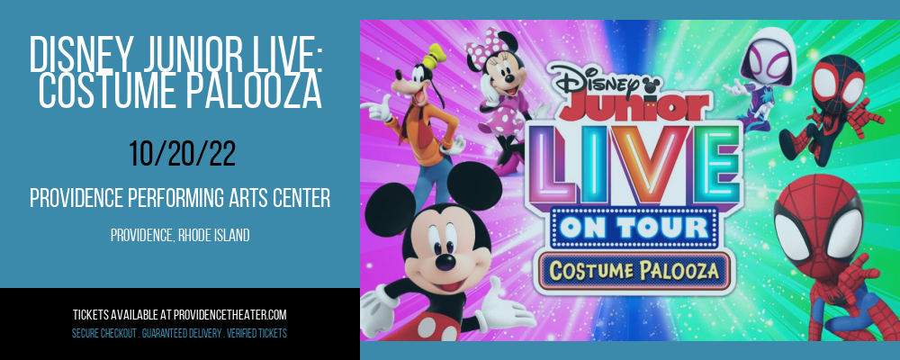 Disney Junior Live: Costume Palooza at Providence Performing Arts Center tickets Disney Junior Live: Costume Palooza at Providence Performing Arts Center