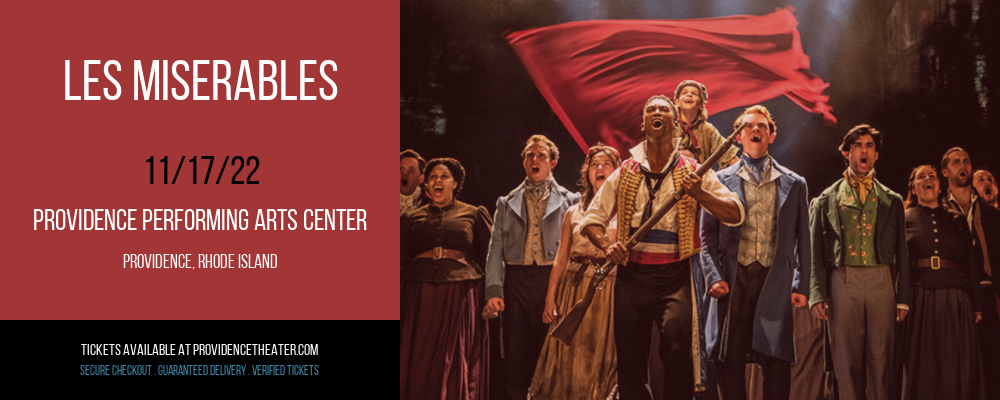 Les Miserables at Providence Performing Arts Center tickets Les Miserables at Providence Performing Arts Center