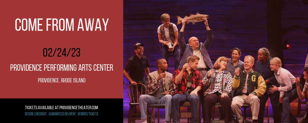 Come From Away at Providence Performing Arts Center tickets Come From Away at Providence Performing Arts Center