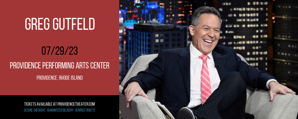 Greg Gutfeld at Providence Performing Arts Center