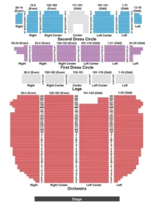 Providence Performing Arts Center Seating Chart