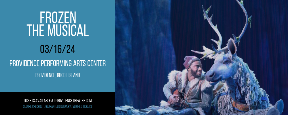 Frozen - The Musical at Providence Performing Arts Center