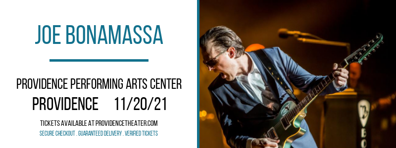 Joe Bonamassa at Providence Performing Arts Center