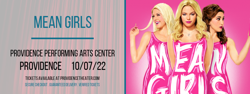 Mean Girls at Providence Performing Arts Center tickets Mean Girls at Providence Performing Arts Center