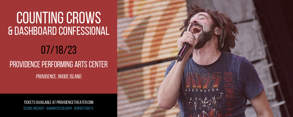 Counting Crows & Dashboard Confessional at Providence Performing Arts Center