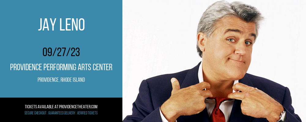 Jay Leno at Providence Performing Arts Center