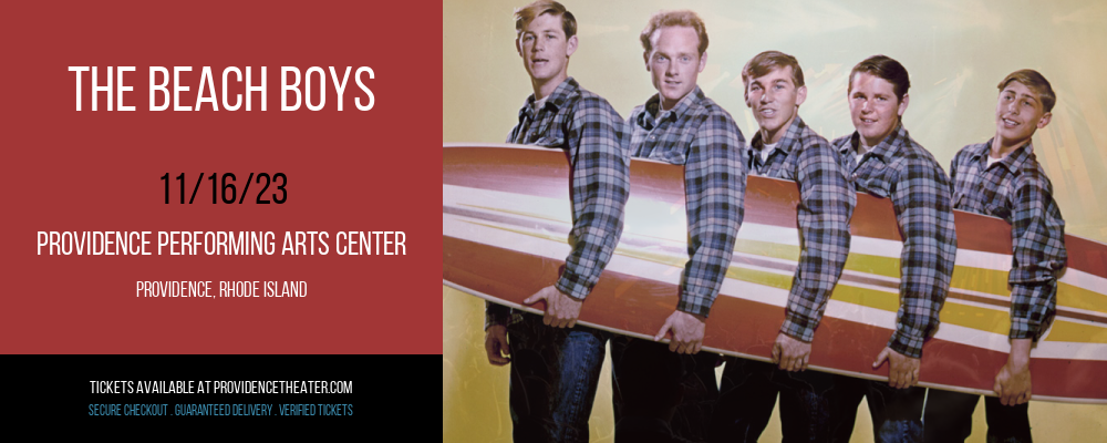 The Beach Boys at Providence Performing Arts Center