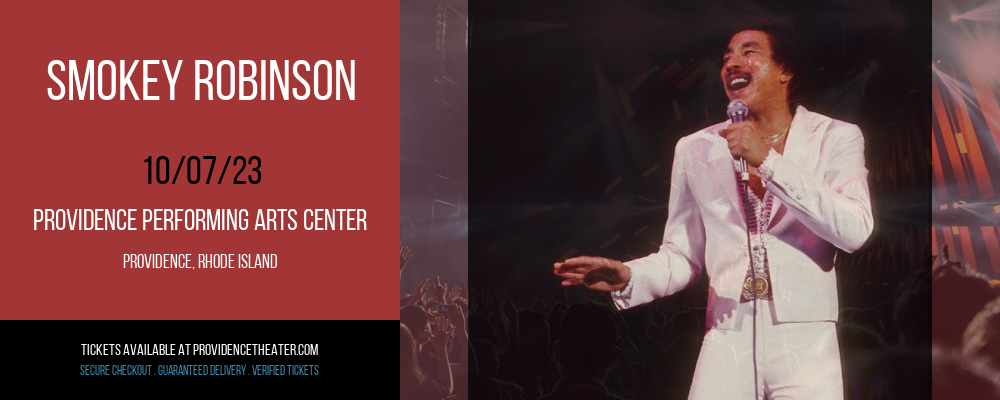 Smokey Robinson at Providence Performing Arts Center