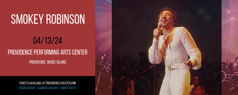 Smokey Robinson at Providence Performing Arts Center