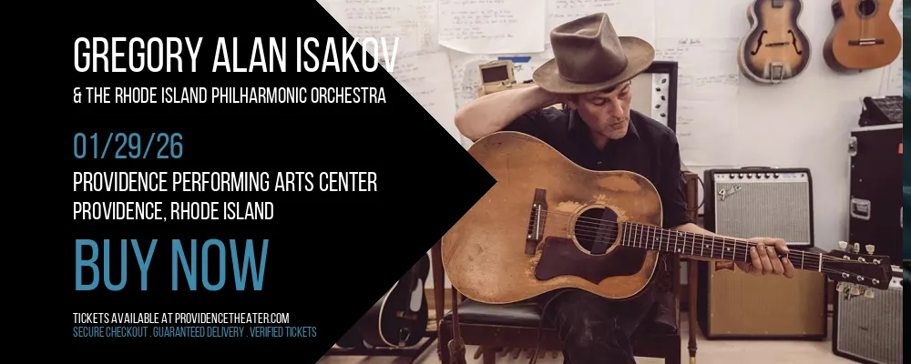 Gregory Alan Isakov & The Rhode Island Philharmonic Orchestra at Providence Performing Arts Center